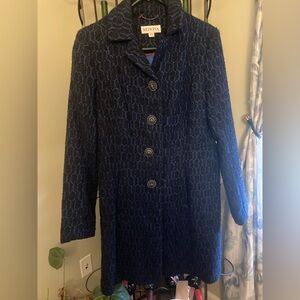 Merona Size M dress coat with pleats.